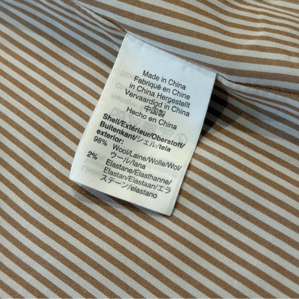 J. Crew Parke Blazer in Wool Flannel Chestnut Size 10 - Picture 8 of 10